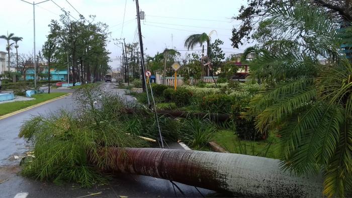 Daños del huracán Ian en Pinar del Río